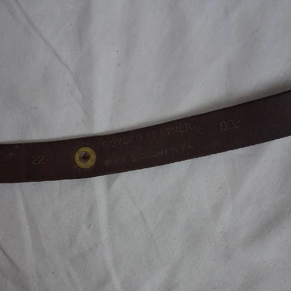 Kids' Brown Belt with Gold Accents